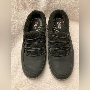 Baretraps Slippers Hard Sole Faux Fur Size 7.5